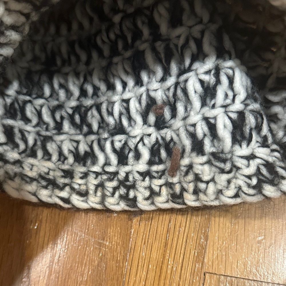 *last chance* C.C | Tan Knit Beanie with Metallic Accents + 2 winter hats - Picture 7 of 16